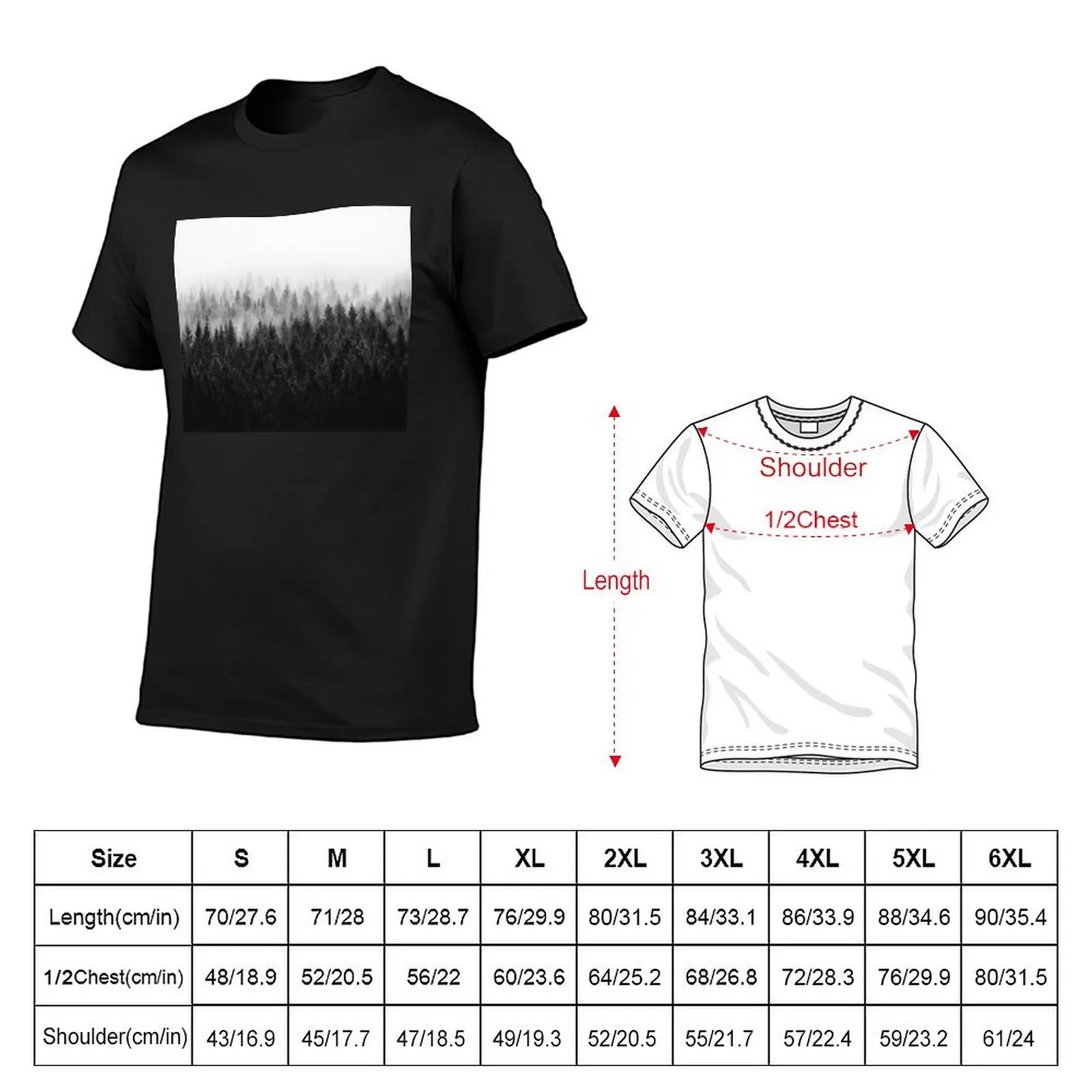 Высокий и низкий/отличный дизайн туманного сказочного леса с деревьями Каскадии