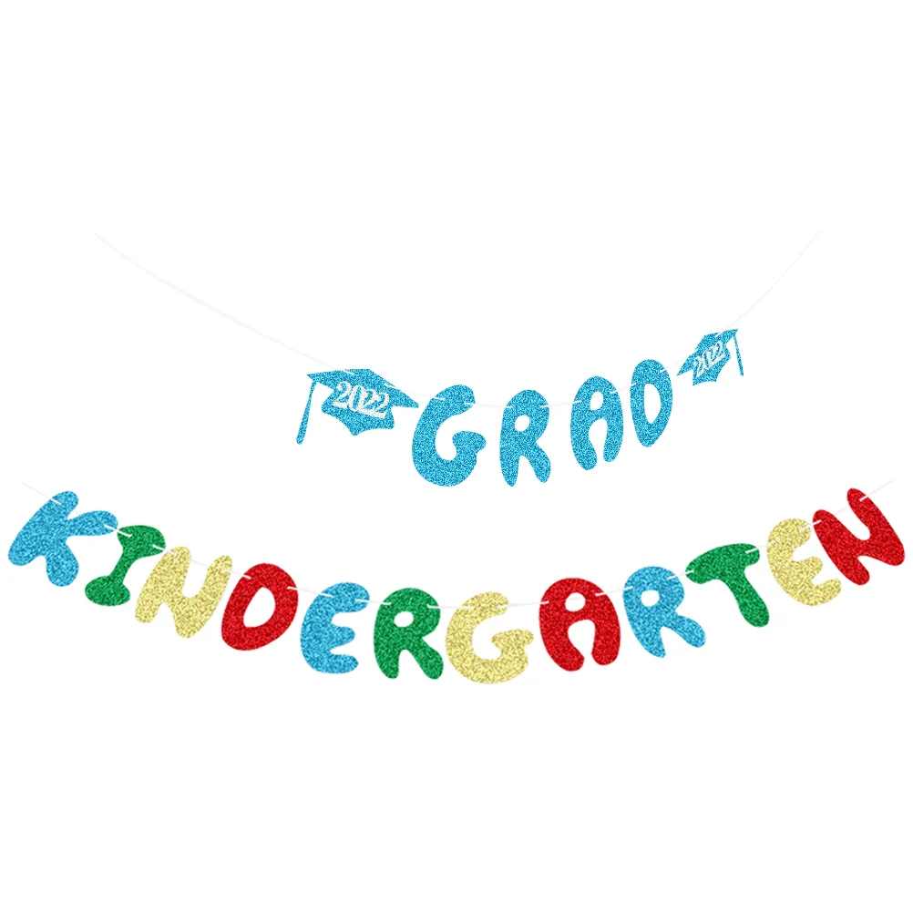 

1 Set Decorative Photo Background Banner 2022 Graduation Party Hanging Decor