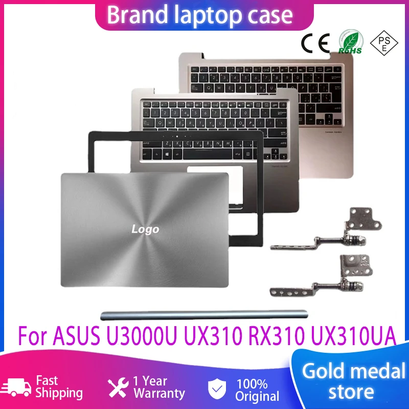 

New For ASUS U3000U UX310 RX310 UX310UA UX310L U310U Laptop LCD Back Cover/Front Bezel/Hinges/Hinges Covert Keyboard Case