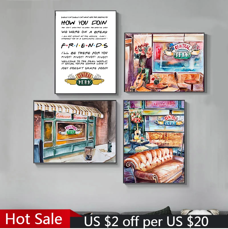 Настенный постер с изображением цветов на холсте Друзья |