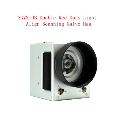 SG7210B, двойная красная точка, стандартная сканирующая машина для лазерной маркировки, набор головок Galvo, 1064 нм, гальванический сканер