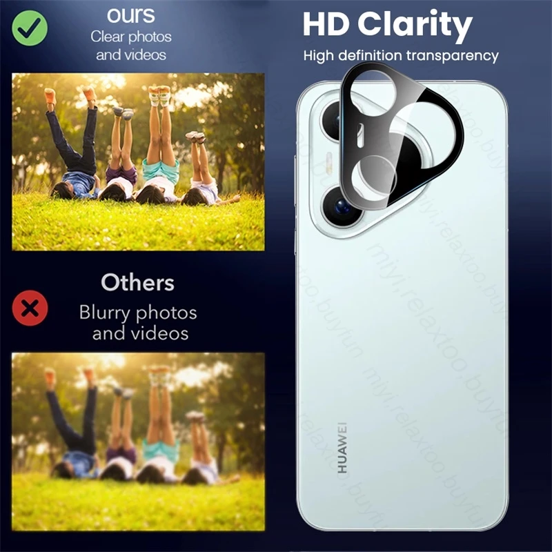 1-3 шт. 3D изогнутое закаленное стекло Защита для камеры Huawei Pura 70 Фото чехол