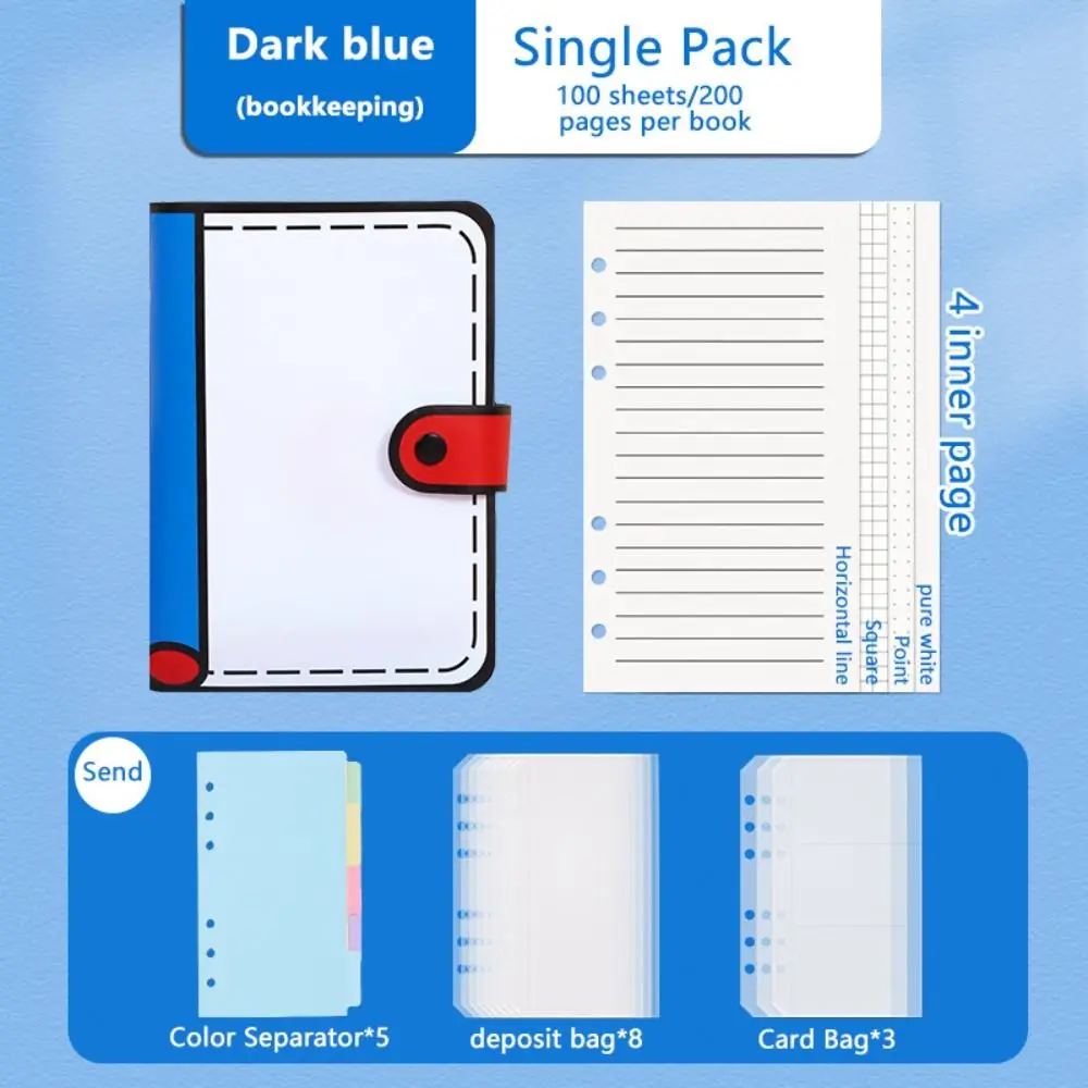 Креативный блокнот из искусственной кожи A6 100 листов лоскутная бухгалтерская