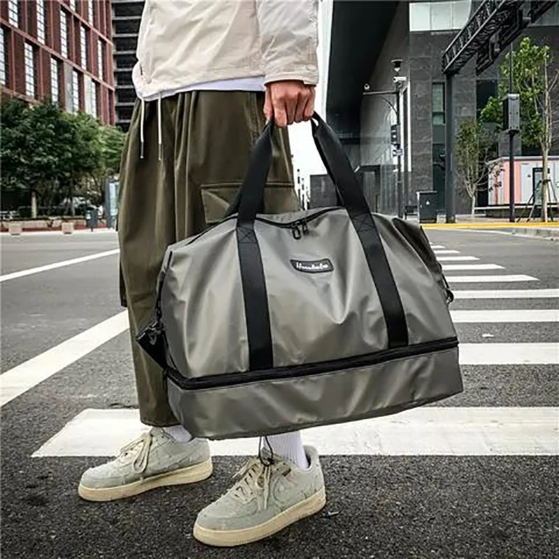 

Fashion Men Women Gym Bag Large Capacity Fitness Handbag Multifunction Waterproof Travel Backpack Yoga Training Swim Duffle Bags