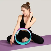 professional yoga spine roller back pain relief yoga pilates circle waist shape spine roller improving backbends balance access