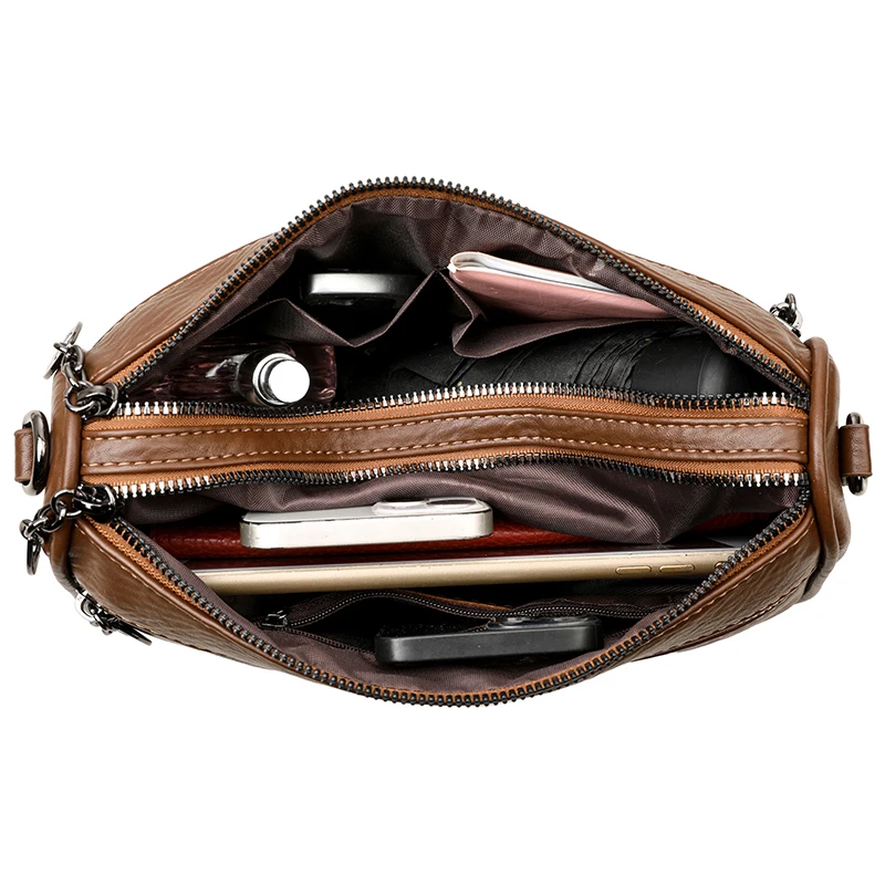 Высококачественные однотонные кошельки сумки на плечо роскошные женские через