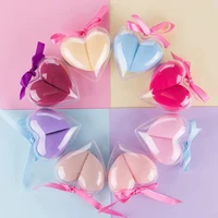 1box heart shaped makeup egg makeup sponge beauty tools beauty egg set beauty accessories 2022 new