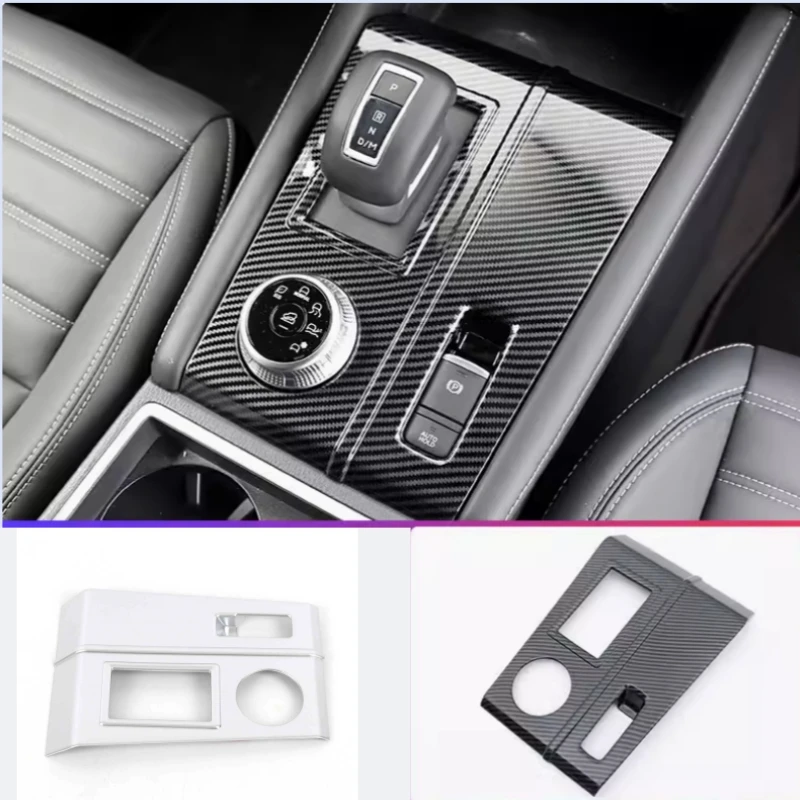 

For Mitsubishi Outlander 2023 2024 Accessories LHD Central Control Stickers Decoration Car Interior Details Cup Holder Cover
