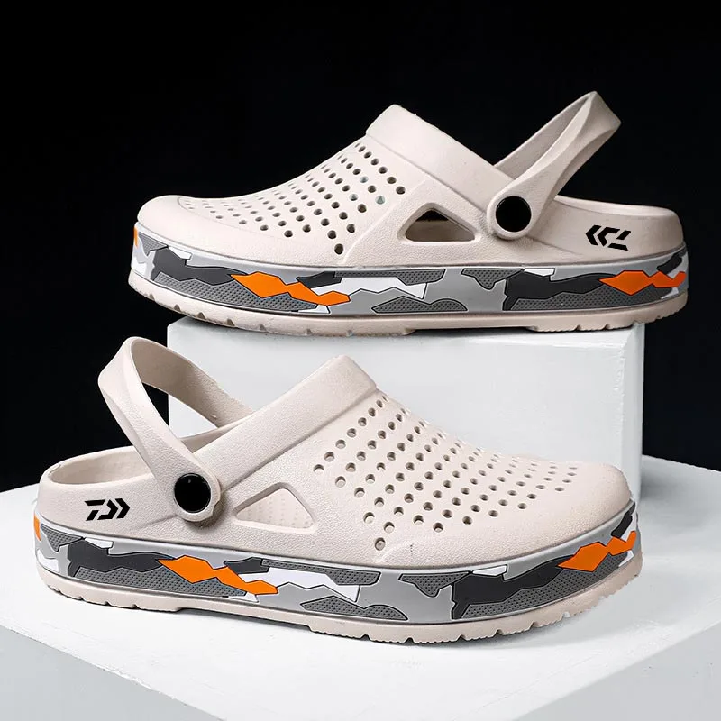 

Summer Fishing Shoes Beach Unisex Lightweight Sandals Breathable Casual Garden Shoes Durable Fishing Slippers Fishing Shoes