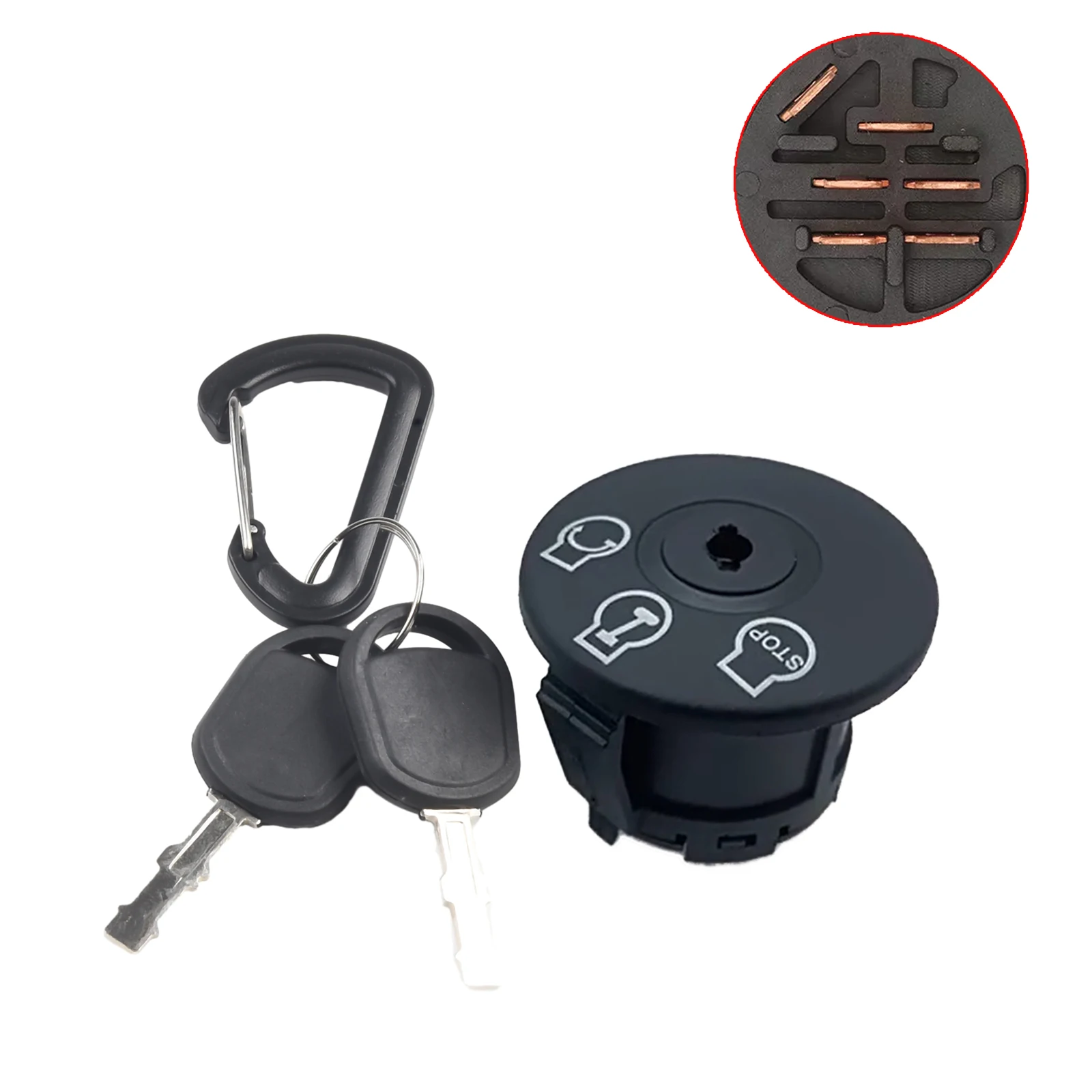 Автомобильный переключатель зажигания 725-12066 925-12066 для ZT1-42 Z510 Troy Bilt Z54 пластиковый