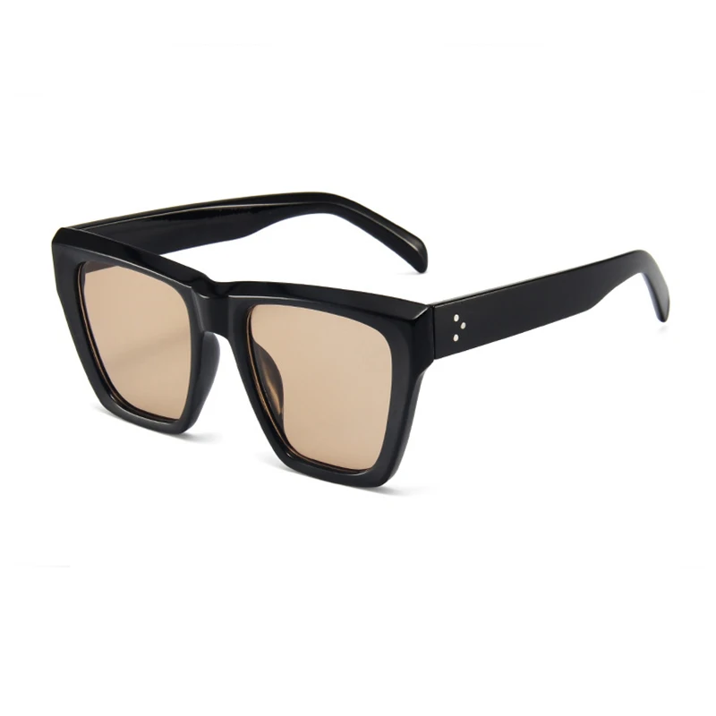 

Rice Nail Square Frame Sunglasses For Women Men Fashion Trend Vintage Retro Sun Glasses Luxury Design Male Ladies Eyewear Shades