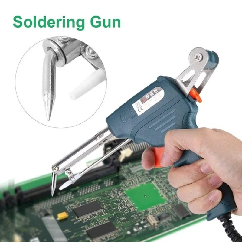 Hardware tools 60W Automatic Electric Soldering Iron Welding Feed Temperature Tool Adjustable Solders Kit Fast Heating Repairs