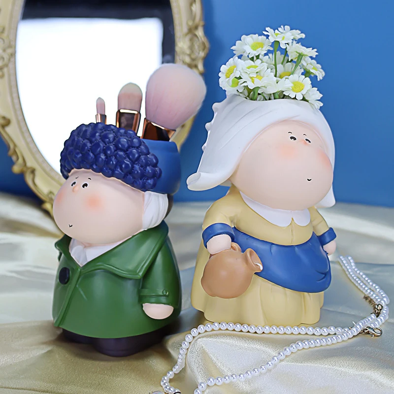 Мультяшный персонаж смола украшение для рабочего стола спальни