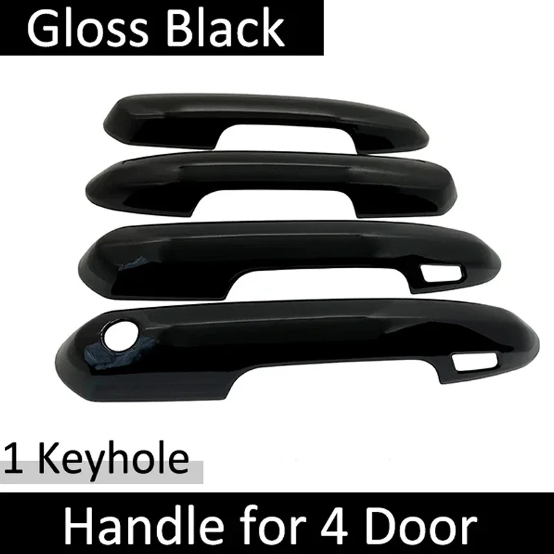 

Крышка дверной ручки из углеродного волокна, хромированная для Toyota RAV4 XA50 2019-2024 2020 2021 2022 2023, набор накладок с защитой от царапин, автомобильные аксессуары