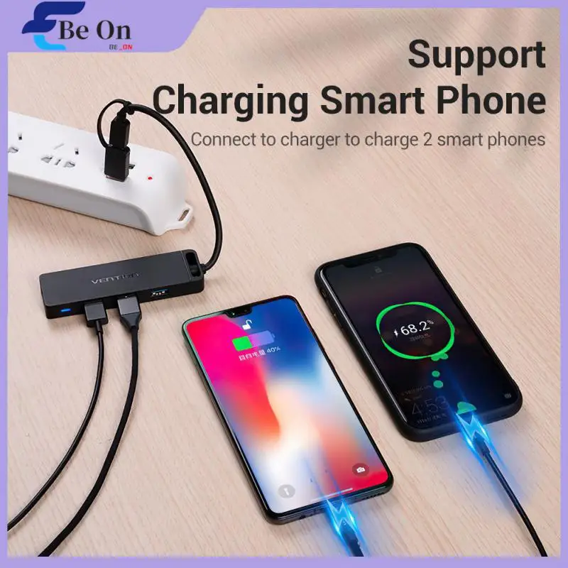 

Extremely Long-life 4-port Usb3.0 Splitter Wide Range Of Applications Superspeed Data Usb C Hub 5v/2a Usb3.0 Type-c Hub Portable