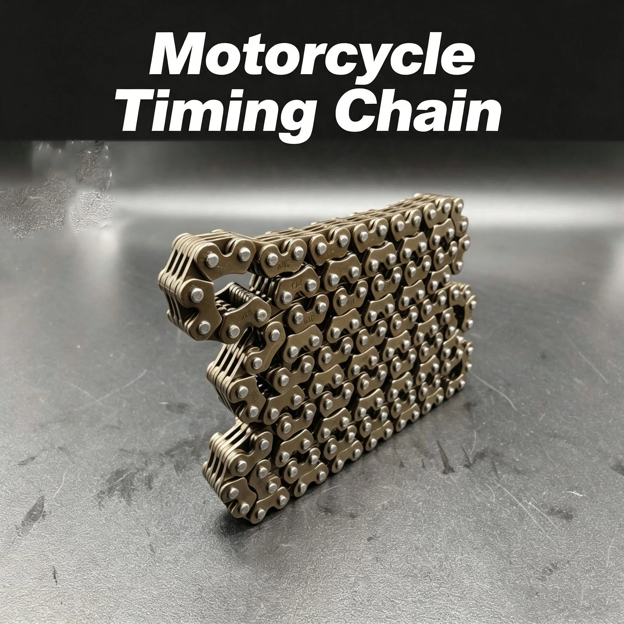 Фото Цепь ГРМ для Yamaha SRX250 1984-1987/1991, XT250 1984/1986-1987, XT350 1985-2001, TT350 1986-1987, TT250 1986-1993 №1