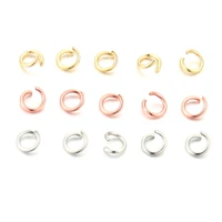 100pcs stainless steel open jump rings 5mm jewelry necklace split rings connectors for diy gifts making bulk wholesale