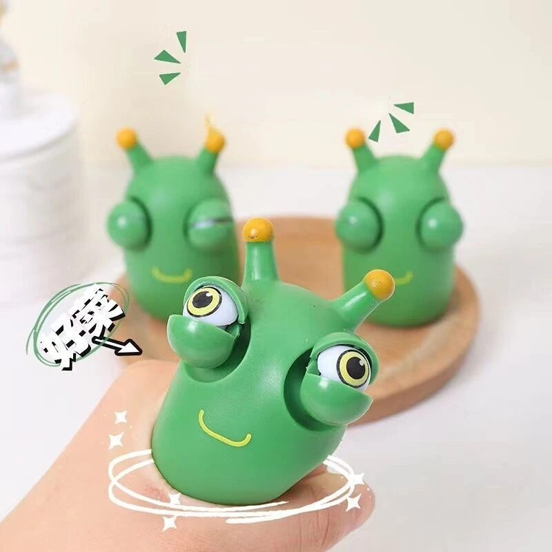 

Children Decompression Pop-eyed Vegetable Bug Toys Decompression Puzzles to Vent Cute Bugs Antistress Stress Relief Toy Funny