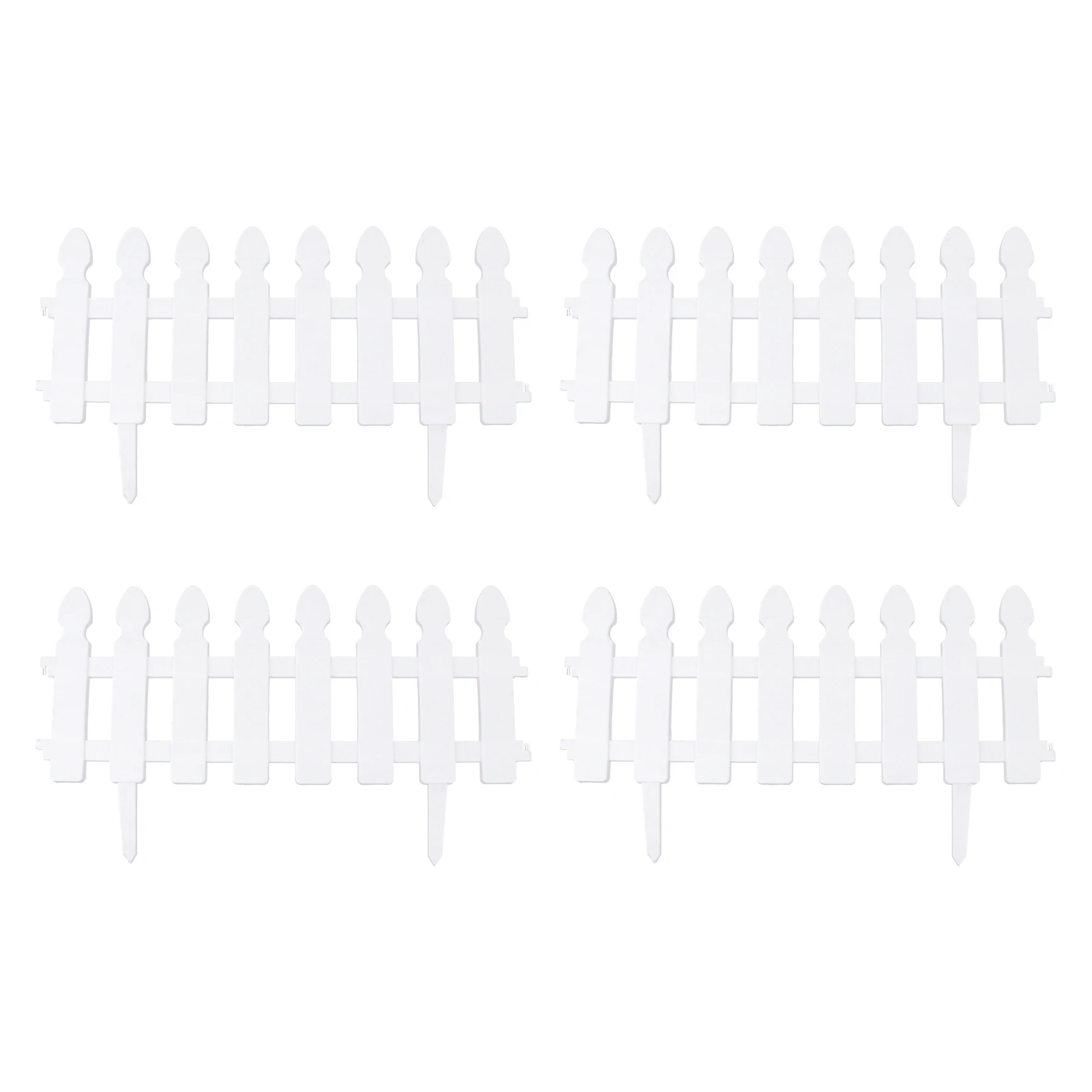 

Garden Picket Fence Edging Border Decoration Landscape Panels Country Corner Picket Lawn Picket Fence
