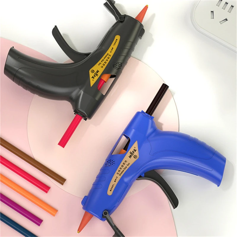 

3.7V Lithium Battery Hot Melt Glue Gun Cordless USB Rechargeable Repair Tool Home Craft Children DIY Tools 7mm Glue-Stick Kits