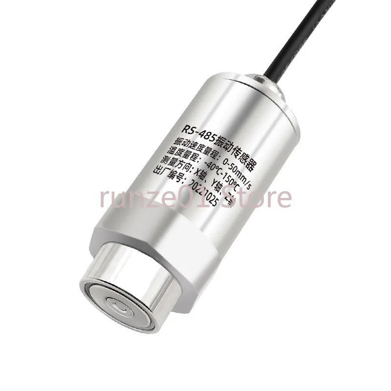 

Temperature vibration sensor vibrometer [three axes] 4G temperature + vibration integrated transmitter (M5 external thread)