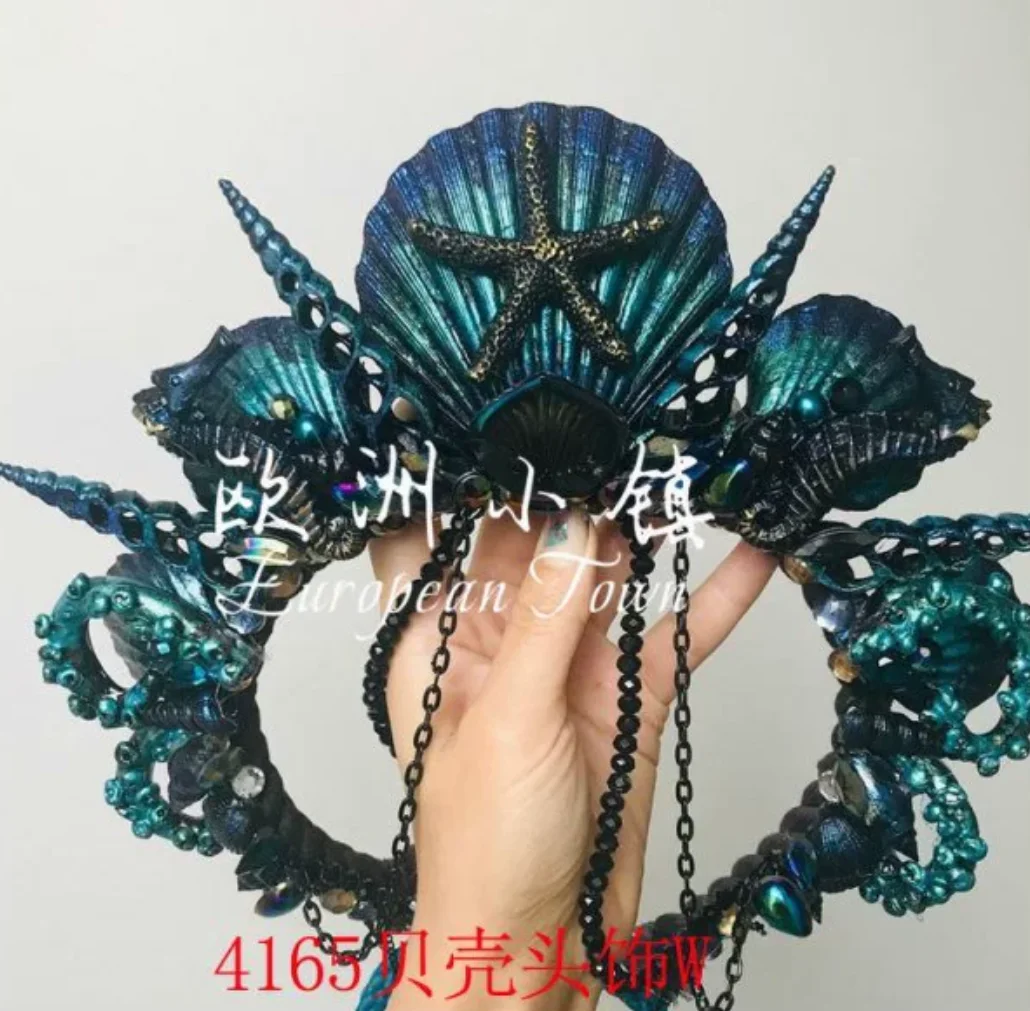 Корона акулы-русалки кристалл льда и снега потому что аксессуары для головного