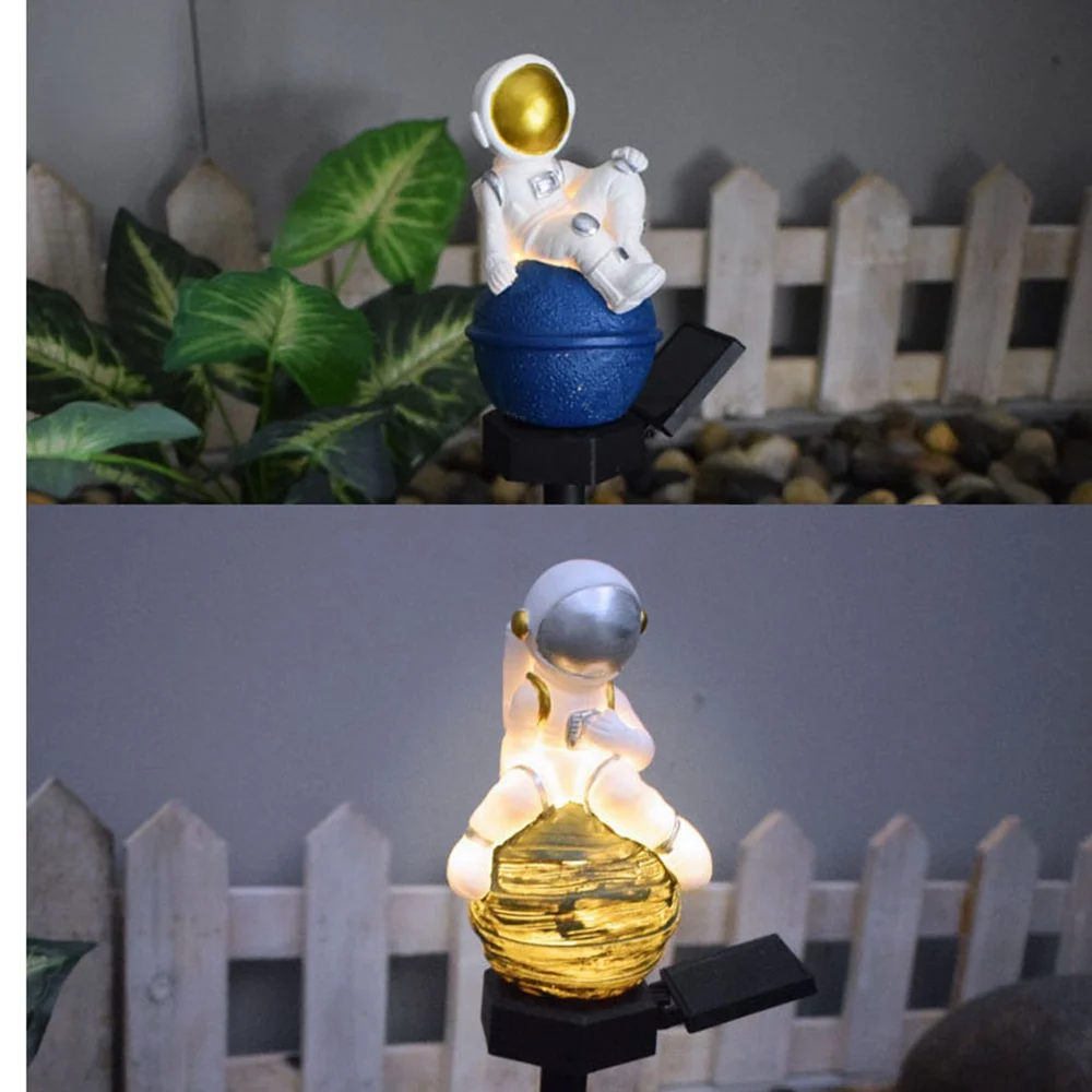 Современный двор уличный солнечный светильник водонепроницаемый из смолы