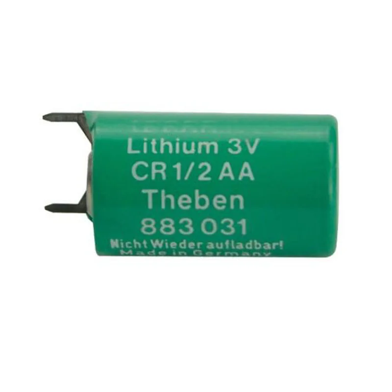 

Original CR 1/2AA 3V 950mAh CR14250 PLC Industrial Lithium CNC Battery with Welding Feet Pins for Varta CR1/2AA CR14250 Battery