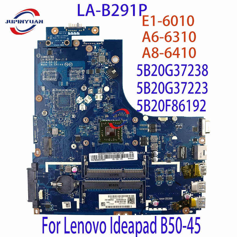 5B20G37238 5B20G37223 5B20F86192 для Lenovo Ideapad B50-45 материнская плата для ноутбука ZAWBA/BB LA-B291P с зеркальным процессором 100% Полная проверка