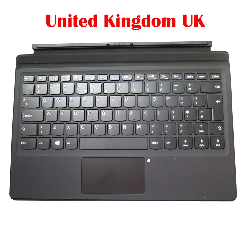 

Английская клавиатура для Lenovo, для Ideapad Miix 510-12ISK 510-12IKB, Великобритания 5N20M13920 5N20N21174, планшет Folio без подсветки, Новинка