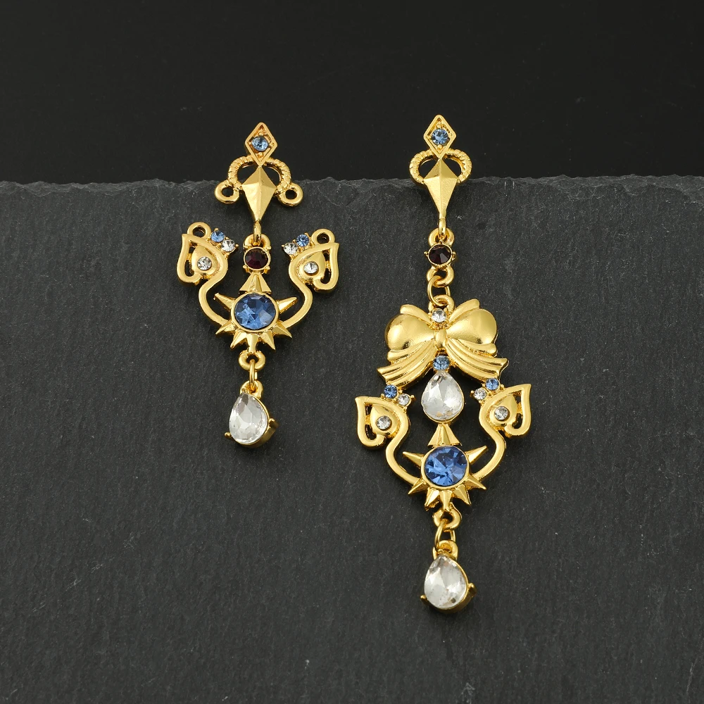 Нежные серьги Genshin Impact Zhongli Mona Xiao Barbatos Ayaka Kazuha Tartaglia Barbara Hutao шпильки для косплея