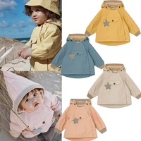 2022 ss kids jacket mat brand boys girls cute hooded windbreaker coat baby toddler fashion outwear clothes