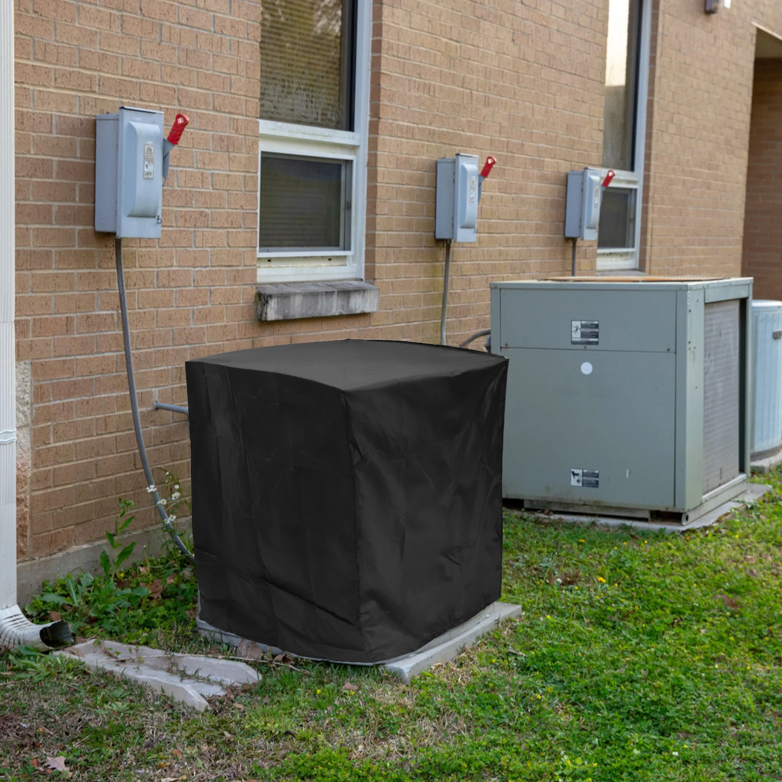 

Cover Ac Window Outdoor Unit Conditioner Air Outsidecovers Protection Cleaning Washing Black Units Parts Sofa