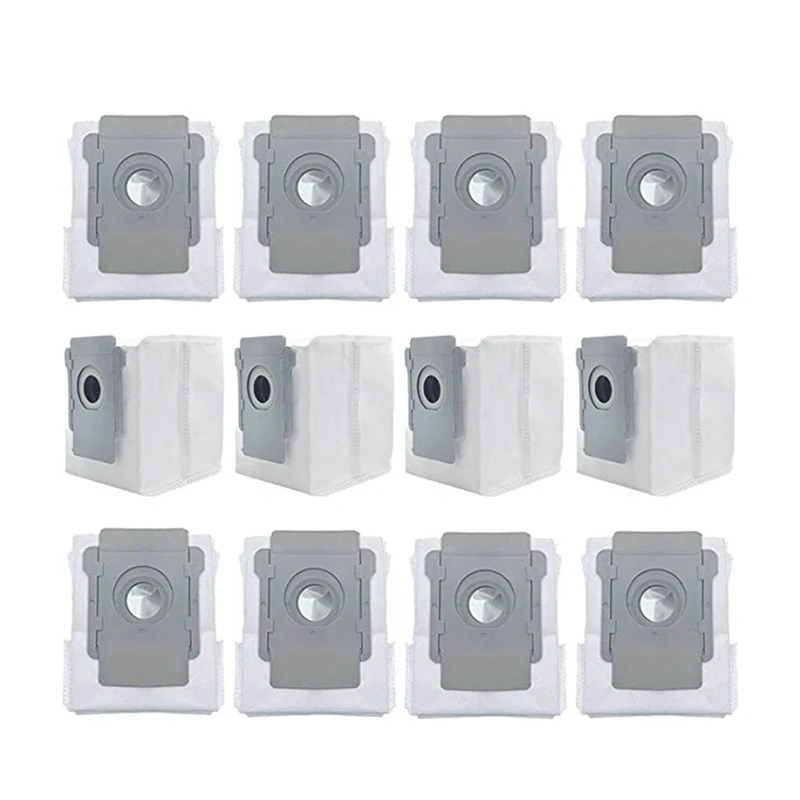 

12 Pack Vacuum Bags Compatible For Irobot Roomba I7 Plus I7+ (7550) I3+ (3550) I4 Clean Base Automatic Dirt Disposal Bag