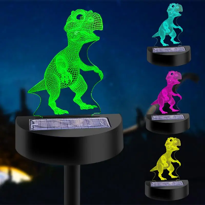 

3d-лампы в виде животных, динозавров, тираннозавров, неоновые лампы, RGB, ночники, подарок на день рождения для ребенка, детская спальня, прикро...
