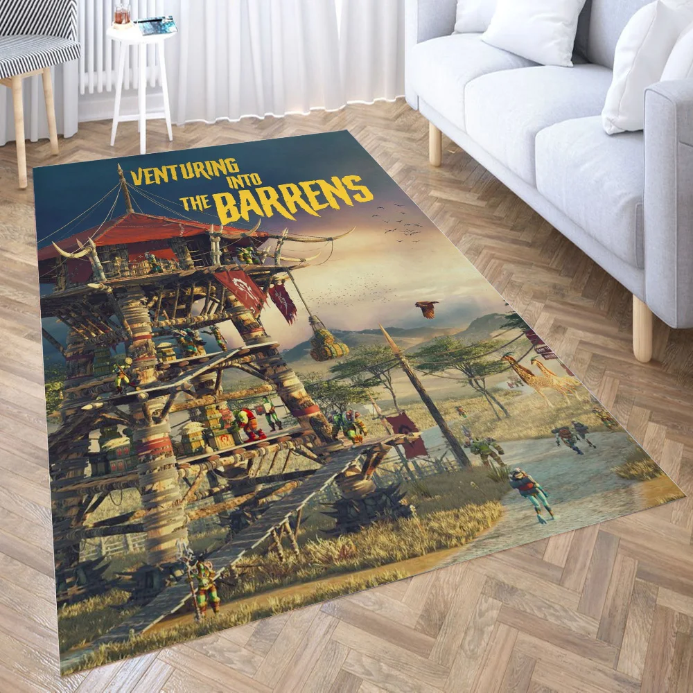 

Venturing Barrens novel 3D Carpet Living Room Kitchen Entrance Door Mat Anti-slip Floor Rug Bathroom Area Hallway Mats