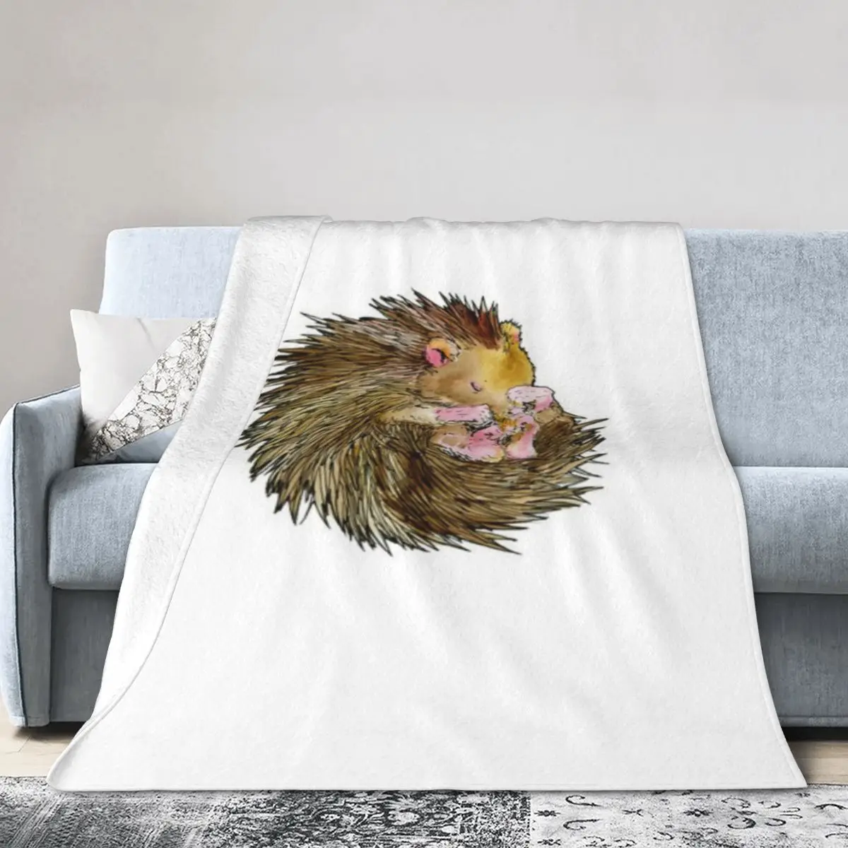 Sophie The Sleepy Hedgehog — ультрамягкое одеяло из микрофлиса