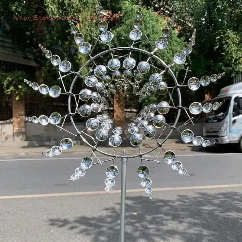 

New Unique And Magical Metal Windmill Outdoor Dynamic Wind Spinners Wind Catchers