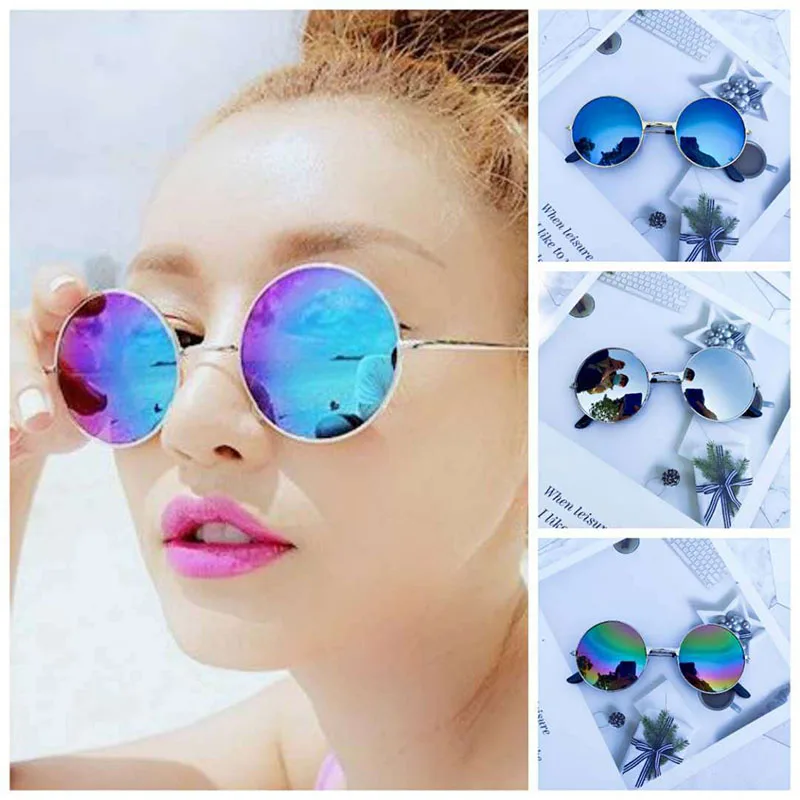 

Classic Small Frame Round Sunglasses Women/Men Brand Designer Alloy Mirror Sun Glasses Vintage Modis Oculos sun glasses