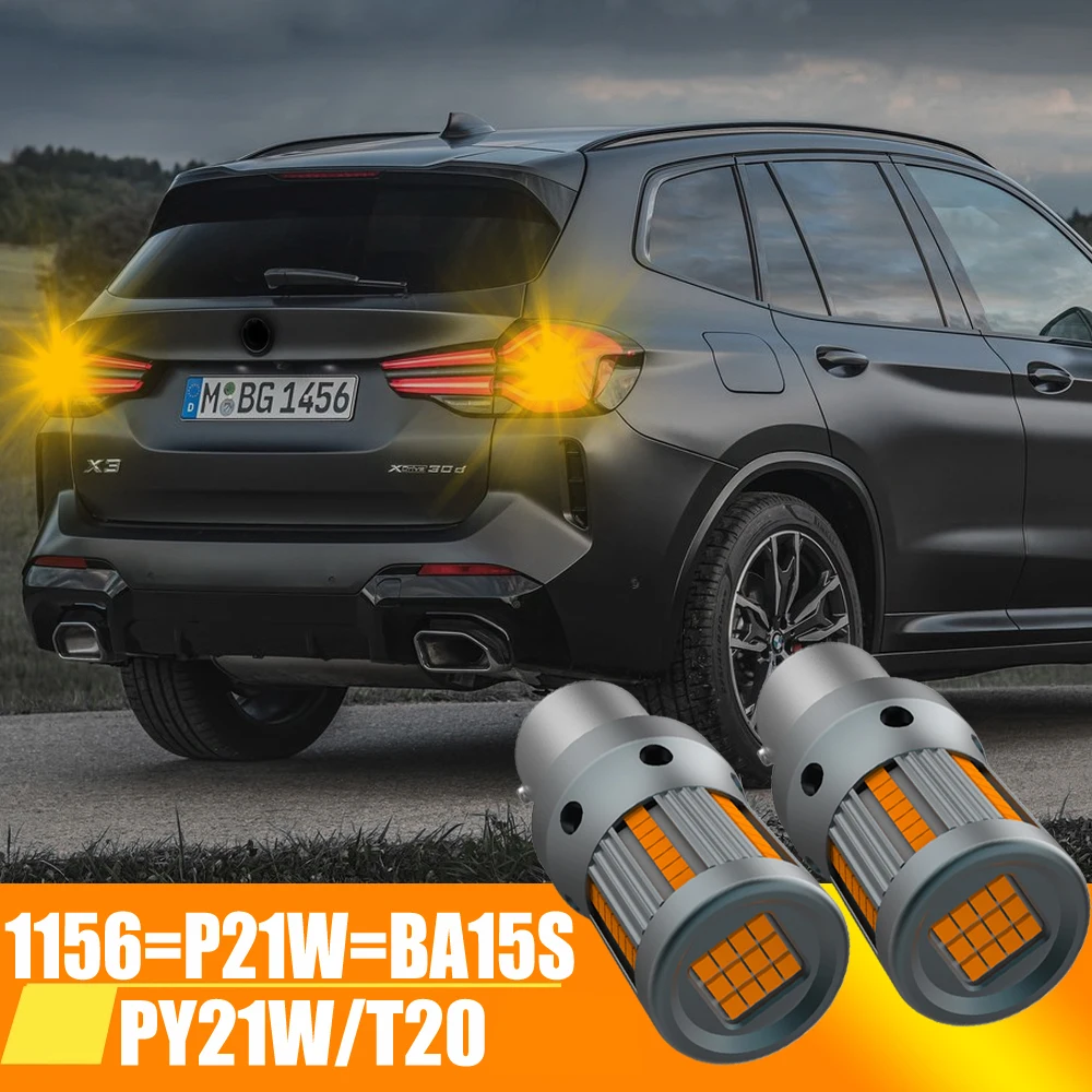 

Светодиодные лампы 2 шт., 1156 BA15S P21W BAU15S PY21W 12496 T20 WY21W 7440NA W21W