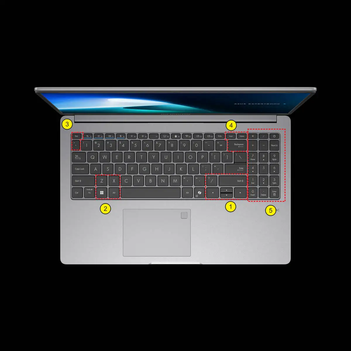 Силиконовый защитный чехол для клавиатуры ноутбука ASUS ExpertBook P3 PM3606 PM3606CKA P3605 CVA  ExpertBook B3 B3605 CCA CVA (art.: 3920daeb9dcc5) - 3920daeb9dcc5