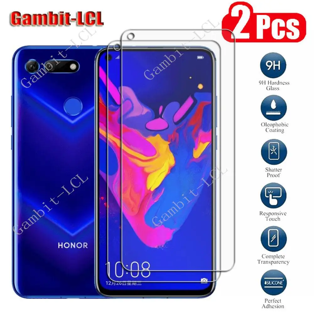 Оригинальное закаленное стекло для Honor View 20 6,4 дюйма, View20 V20 PCT-AL10 PCT-L29, 2 шт., защита экрана, защитная пленка