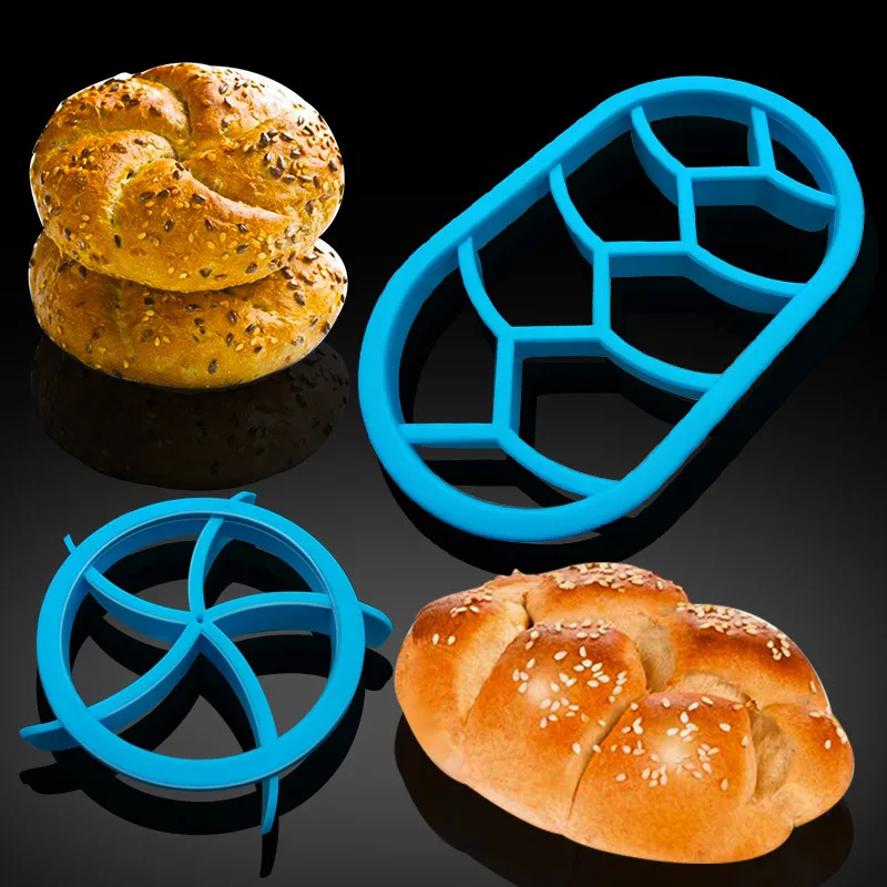 

Circular Oval Bread Molds Fan Shaped Pastry Cutter Dough Press Bread Roll Form