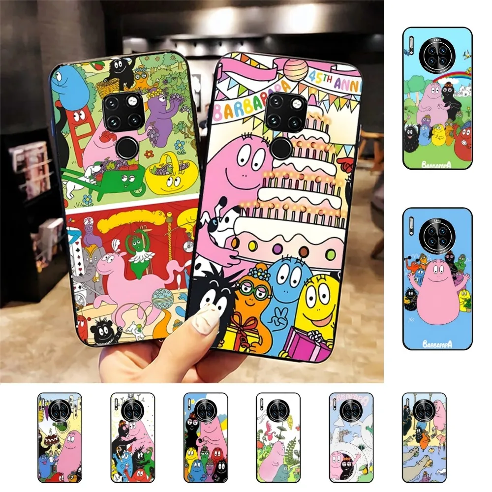 

Cartoon Barbapapa Phone Case For Huawei Mate 10 20 30 40 50 lite pro Nova 3 3i 5 6 SE 7 pro 7SE