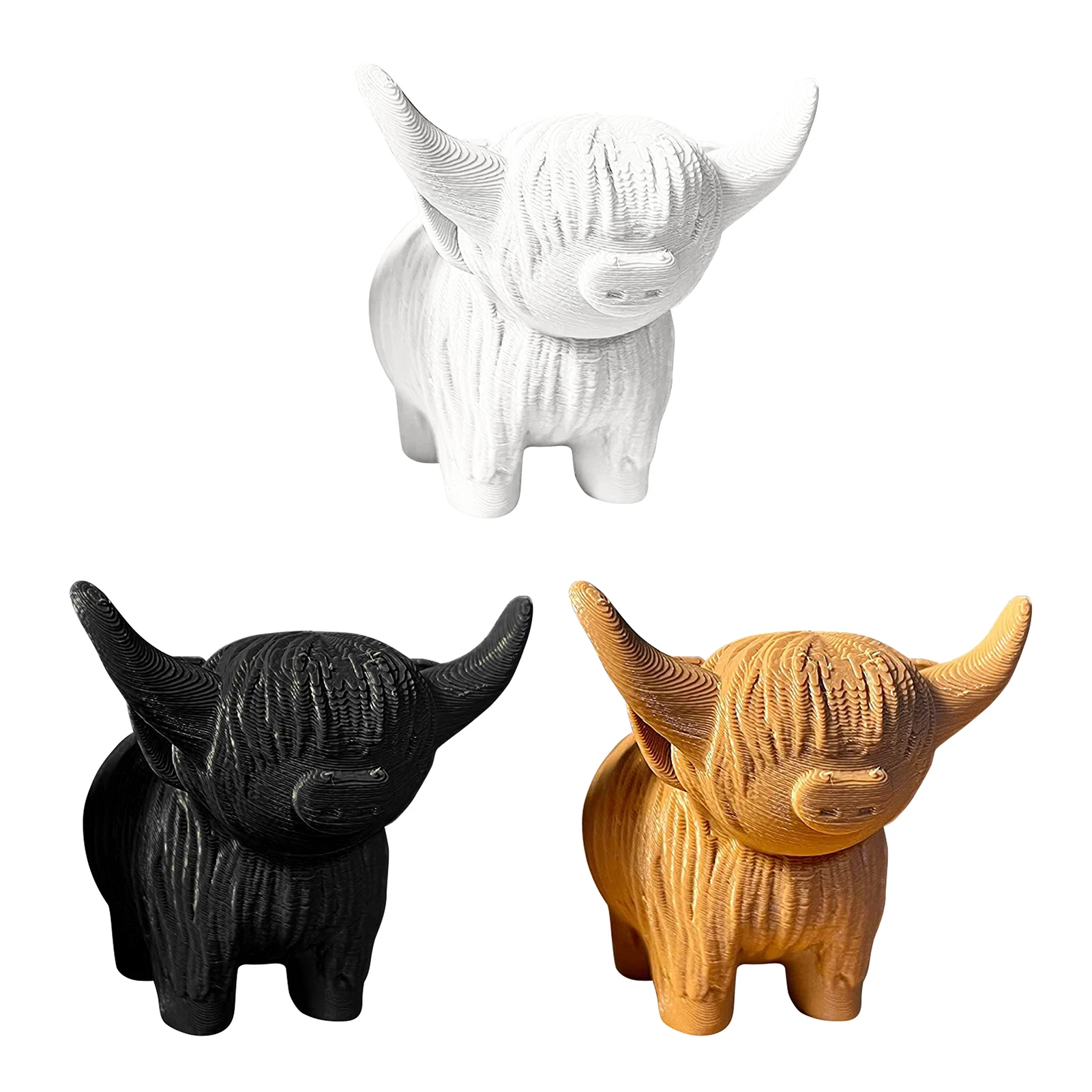 

3 шт., фигурка коровы Highland из мультфильма «новоселье»