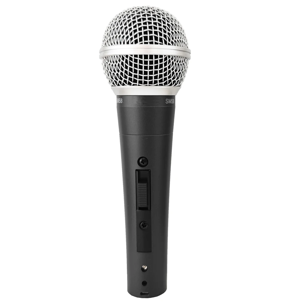 

Sm58sk Sm58 karaoke handheld microphone singing b-box church teacher sm58lc vocal dynamic mic with on/off switch