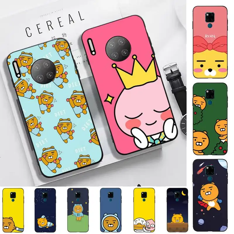 

Lovely Apeach Cacao Friend Phone Case for Huawei Mate 20 10 9 40 30 lite pro X Nova 2 3i 7se