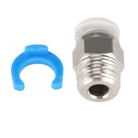 3d printer accessories 5pcs jp4 01 pole pneumatic connector m10 thread directly through v6 pneumatic fast connector