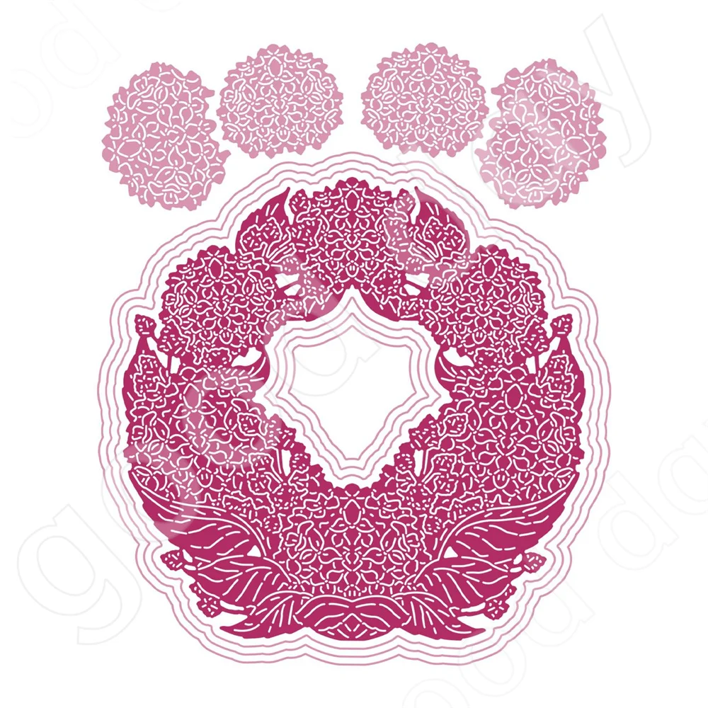 

New Arrival Delicate Bouquet Metal Cutting Dies Scrapbook Diary Decoration Stencil Embossing Template Diy Greeting Card Handmade