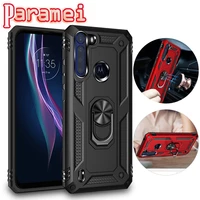 shockproof ring case for motorola one 5g ace action fusion plus anti drop bracket phone case back cover for one hyper macro pro